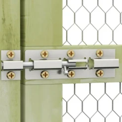 VIDAXL - Poulailler 1,5x9x1,5 m pinède imprégnée