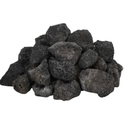 VIDAXL - Roches volcaniques 10 kg noir 3-5 cm