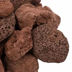 VIDAXL - Roches volcaniques 10 kg rouge 5-8 cm