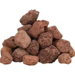 VIDAXL - Roches volcaniques 10 kg rouge 3-5 cm