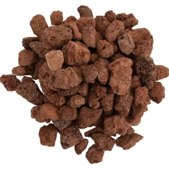 VIDAXL - Roches volcaniques 10 kg rouge 1-2 cm