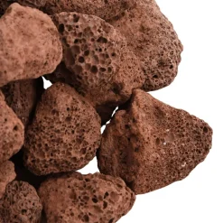 VIDAXL - Roches volcaniques 10 kg rouge 3-5 cm
