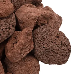 VIDAXL - Roches volcaniques 10 kg rouge 5-8 cm