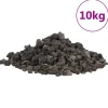 VIDAXL - Roches volcaniques 10 kg noir 1-2 cm