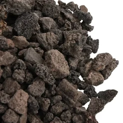 VIDAXL - Roches volcaniques 10 kg noir 1-2 cm