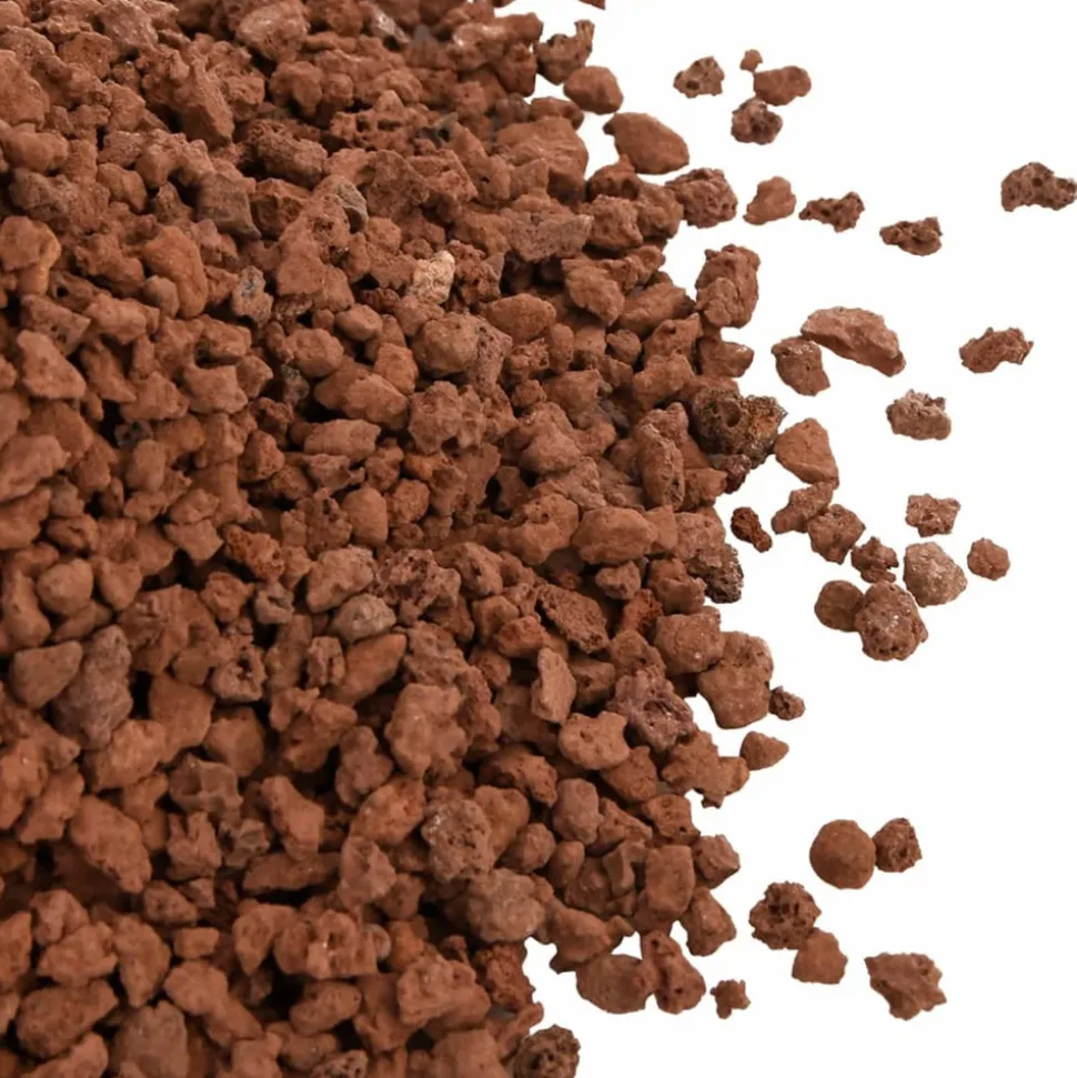 VIDAXL - Roches volcaniques 25 kg rouge 5-8 mm