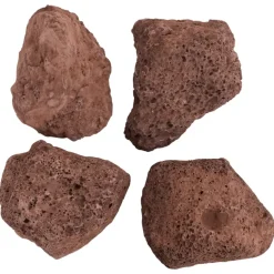 VIDAXL - Roches volcaniques 25 kg rouge 10-30 cm