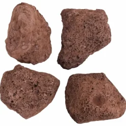 VIDAXL - Roches volcaniques 10 kg rouge 10-30 cm