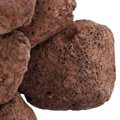 VIDAXL - Roches volcaniques 10 kg rouge 10-30 cm