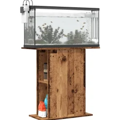 VIDAXL - Support d'aquarium vieux bois 36x75x72,5 cm bois d'ingénierie