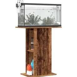 VIDAXL - Support d'aquarium vieux bois 36x60,5x72,5 cm bois d'ingénierie