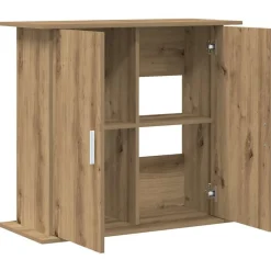 VIDAXL - Support d'aquarium chêne artisanal 81x36x73 cm bois ingénierie
