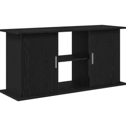 VIDAXL - Support d'aquarium chêne noir 121x41x58 cm bois d'ingénierie