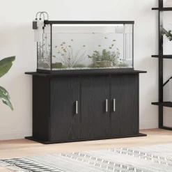 VIDAXL - Support d'aquarium chêne noir 101x41x58 cm bois d'ingénierie