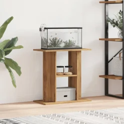 VIDAXL - Support d'aquarium chêne marron 60x30x60 cm bois d'ingénierie
