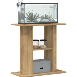 VIDAXL - Support d'aquarium chêne marron 60x30x60 cm bois d'ingénierie