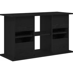 VIDAXL - Support d'aquarium chêne noir 101x41x58 cm bois d'ingénierie