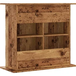 VIDAXL - Support pour aquarium vieux bois 81x36x73 cm bois d'ingénierie