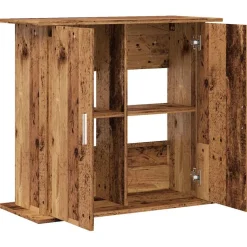 VIDAXL - Support pour aquarium vieux bois 81x36x73 cm bois d'ingénierie