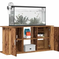 VIDAXL - Support pour aquarium vieux bois 121x41x58 cm bois d'ingénierie