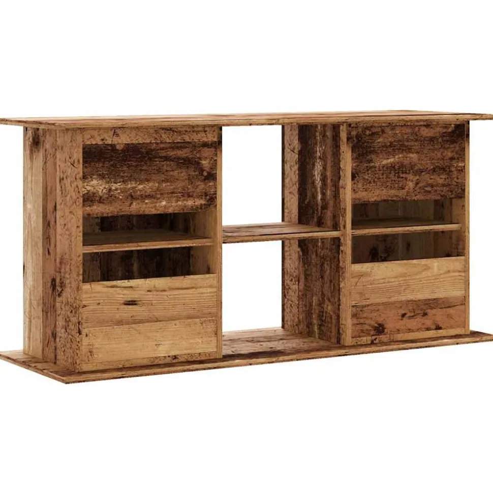 VIDAXL - Support pour aquarium vieux bois 121x41x58 cm bois d'ingénierie