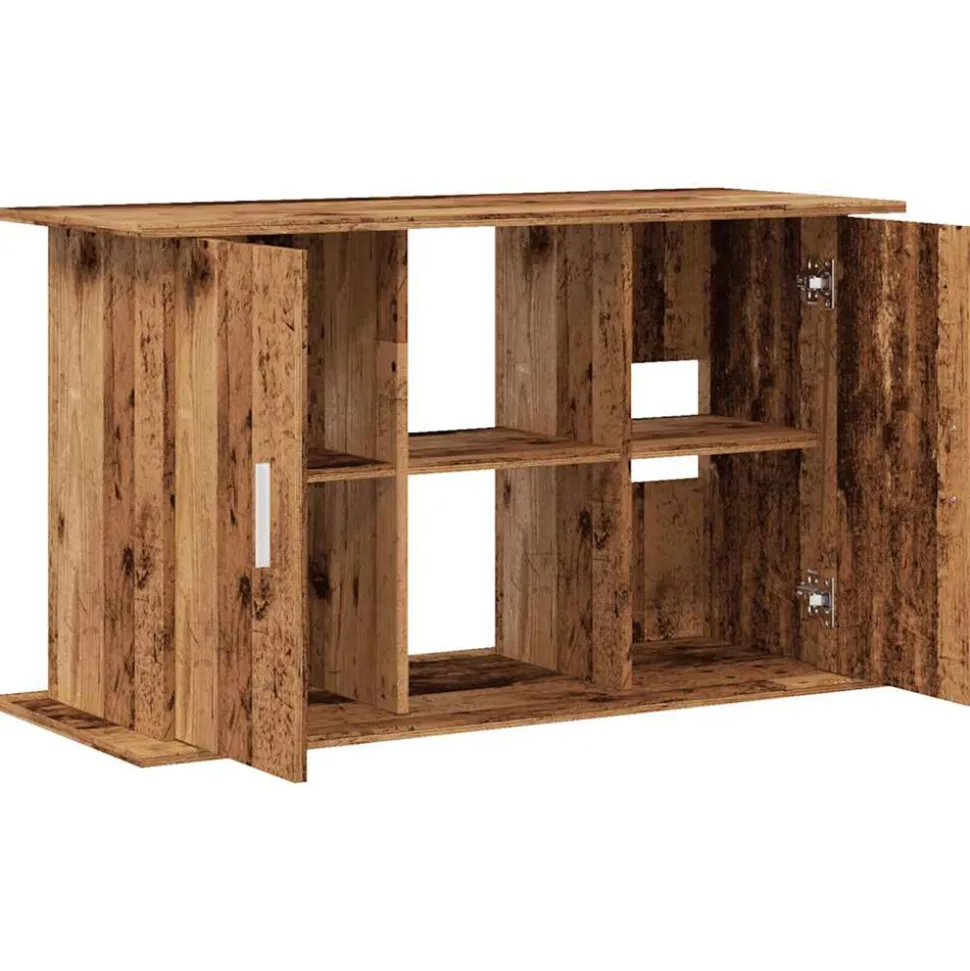 VIDAXL - Support pour aquarium vieux bois 121x41x58 cm bois d'ingénierie