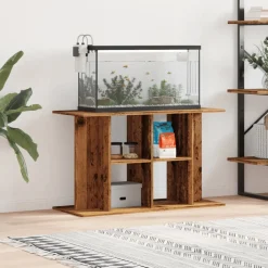VIDAXL - Support pour aquarium vieux bois 100x40x60 cm bois d'ingénierie