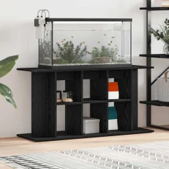VIDAXL - Support pour aquarium chêne noir 120x40x60 cm bois d'ingénierie
