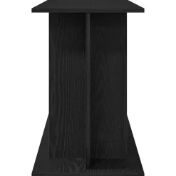 VIDAXL - Support pour aquarium chêne noir 120x40x60 cm bois d'ingénierie