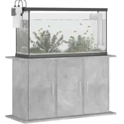 VIDAXL - Support pour aquarium gris béton 101x41x58 cm bois d ingénierie