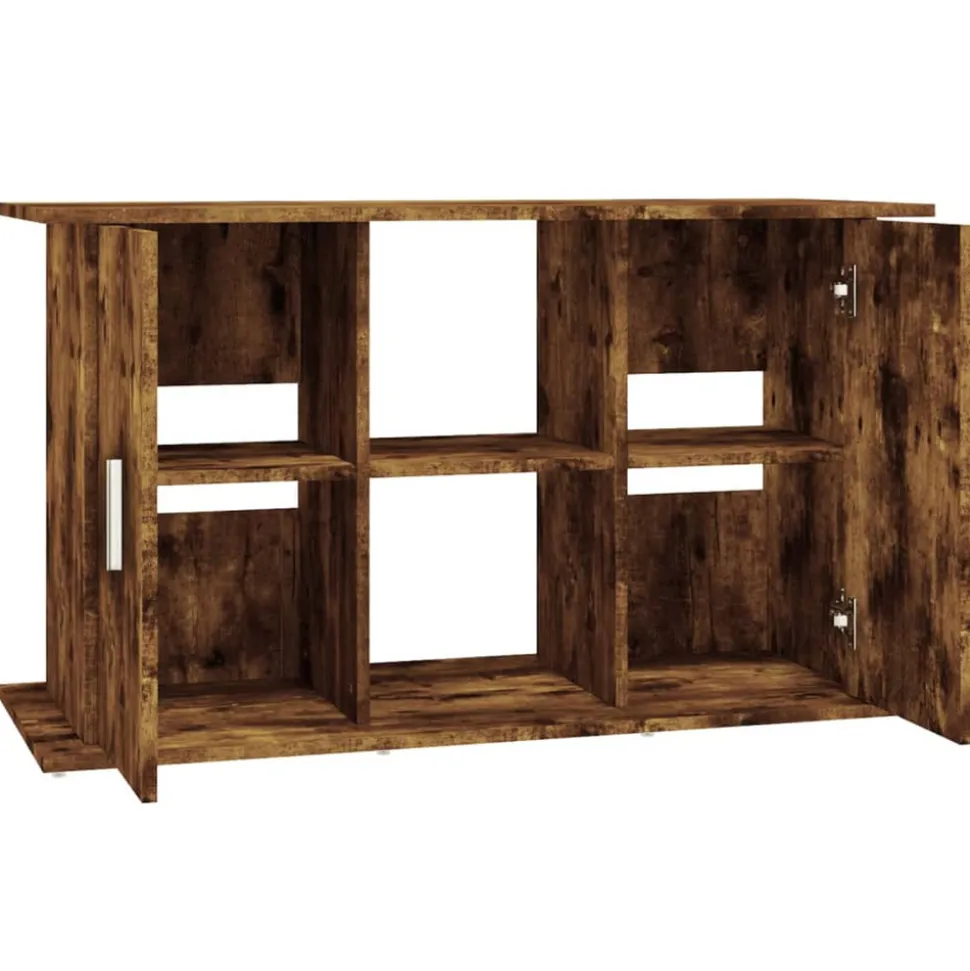 VIDAXL - Support pour aquarium chêne fumé 101x41x58 cm bois d ingénierie