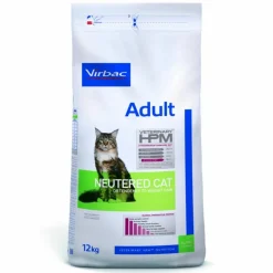 VIRBAC - Croquettes chat veterinary hpm cat adult neutered - virbac 12 kg