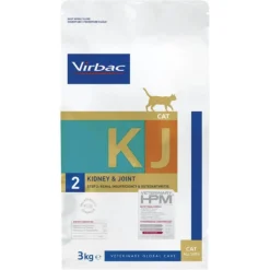 VIRBAC - Croquettes chat veterinary hpm cat kj2 kidney joint - virbac 3 kg