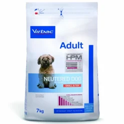 VIRBAC - Croquettes chien veterinary hpm dog adult neutered small & toys - virbac 3 kg