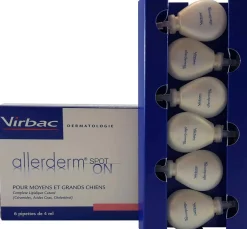 VIRBAC - Pipettes protectrices moyen et grand chien allerderm - virbac 6*4 ml