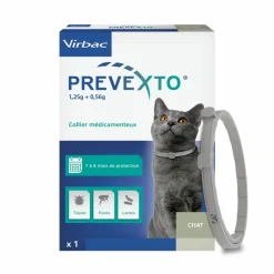 VIRBAC - Prevexto - collier antiparasitaire chat 1 unité