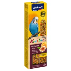 VITAKRAFT - Kräcker® Abricot-figue friandise en baguette pour perruches 2 pièces