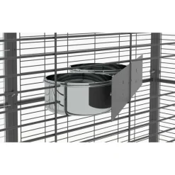 Volière de jardin pour perroquets de 2m² à toit maille