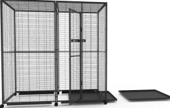 Volière mobile de jardin pour perroquets