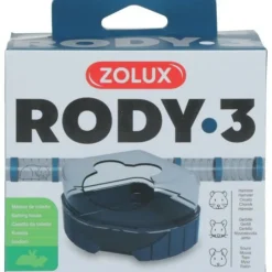 ZOLUX - 1 maison de toilette pour petits rongeurs rody3 couleur bleu taille 14.3 c