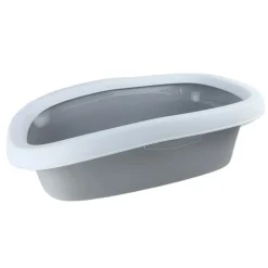 ZOLUX - Bac a litière sprint 20, gris pierre 39 x 58 x 17 h pour chat