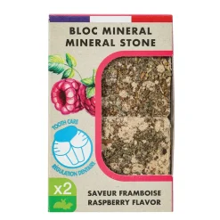 ZOLUX - Bloc minéral Eden Saveur Framboise x2 200gr