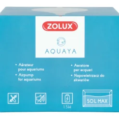ZOLUX - Bulleur aérateur 1.5w débit 18.6 l/h vert pour aquarium max 50 litres