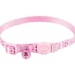 ZOLUX - Collier ethnic nylon réglable de 17 à 30 cm rose pour chat