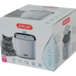 ZOLUX - Fontaine à eau silencieuse iguazu 3 litres pour chats et petits chiens