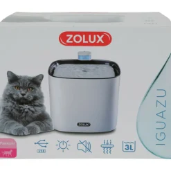 ZOLUX - Fontaine à eau silencieuse iguazu 3 litres pour chats et petits chiens