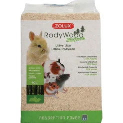 ZOLUX - Litière rodywood nature 60 litres pour rongeur poids 2.658 kg
