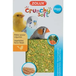 ZOLUX - Pâtée aux légumes Crunchy Soft Veggy pour bec crochu - 150 g