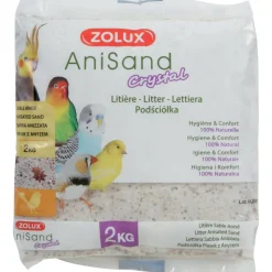 ZOLUX - Sable anisand crystal litière 2 kg pour oiseaux