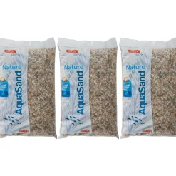 ZOLUX - Sol décoratif aquasand naturel quartz gros 5kg (lot de 3)